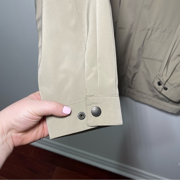 Liz claiborne Men's tan tech spring fisherman casual trench jacket in size L - Picture 6 of 9